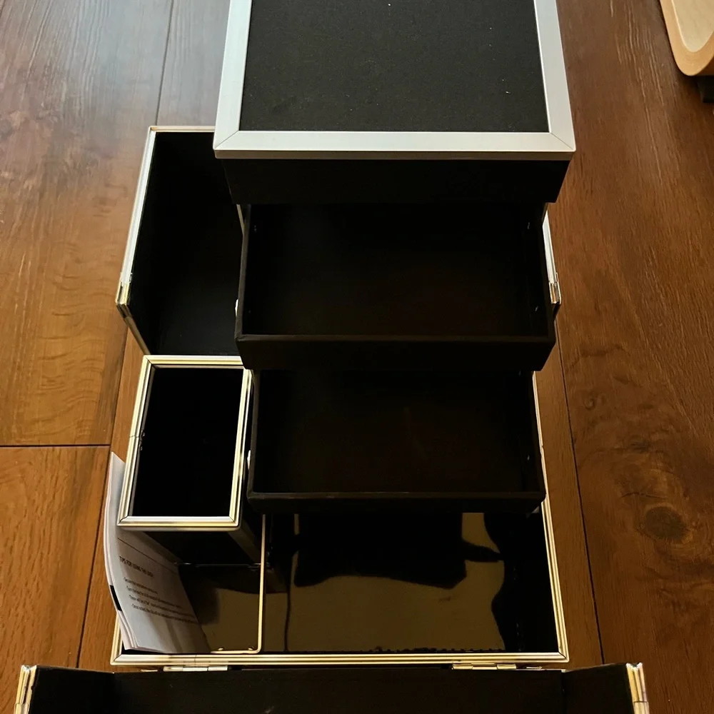 Holographic Pink Makeup Storage Case